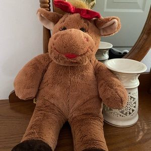 Girl Holly Moose Build-A-Bear Reindeer Christmas